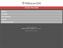 Tablet Screenshot of molieres-sur-ceze.fr
